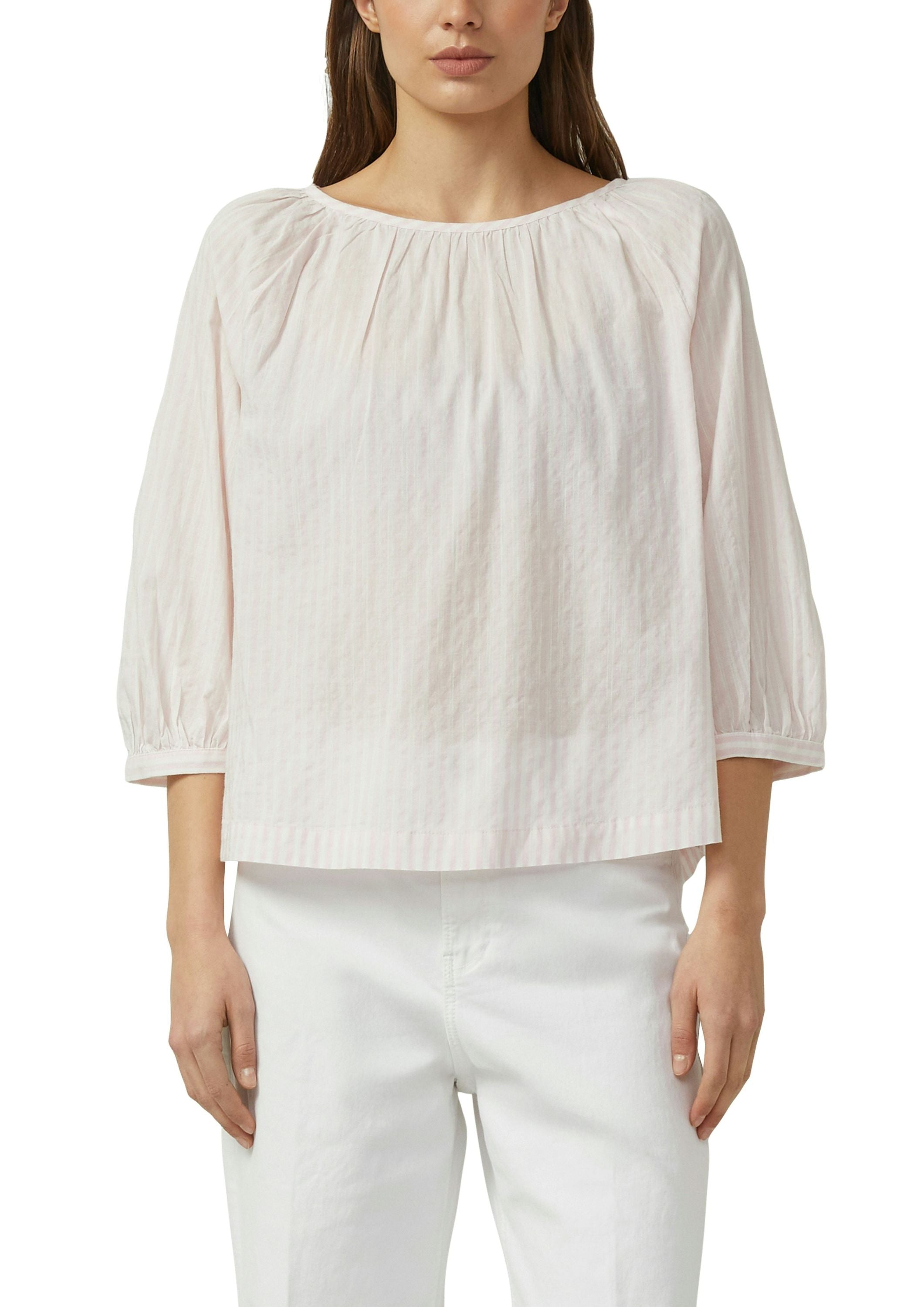 Bluse Relaxed Fit aus Baumwollmix