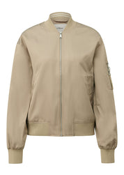 Bomberjacke mit Bündchenkragen