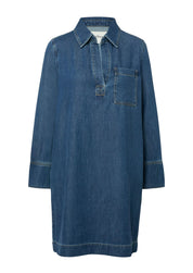 Jeanskleid Midi aus Lyocellmix