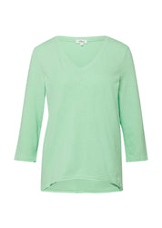 Langarmshirt aus Baumwolle