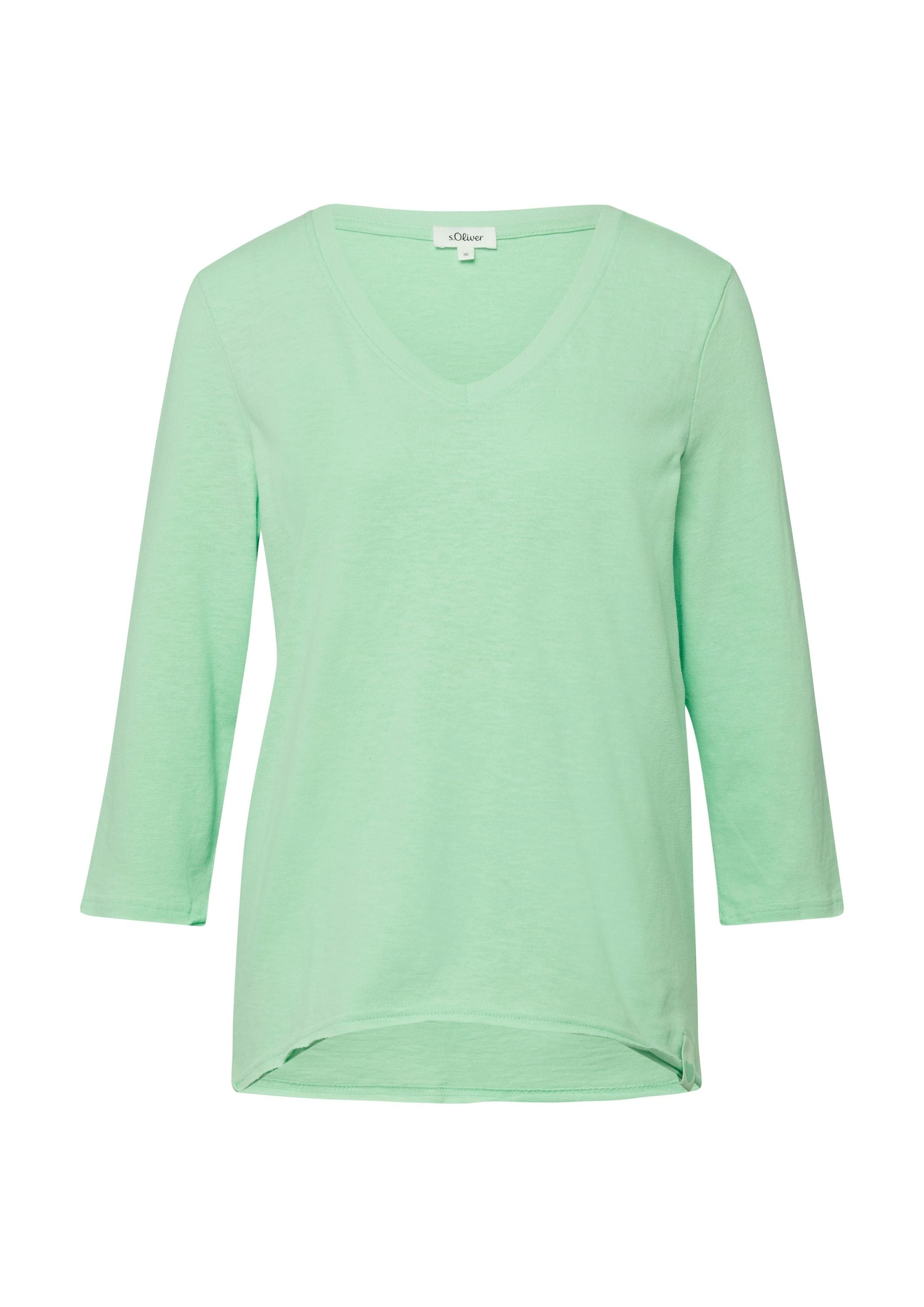 Langarmshirt aus Baumwolle