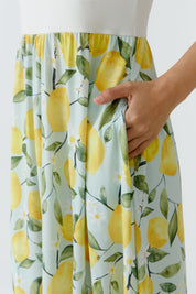 Sommerkleid Midi mit Print