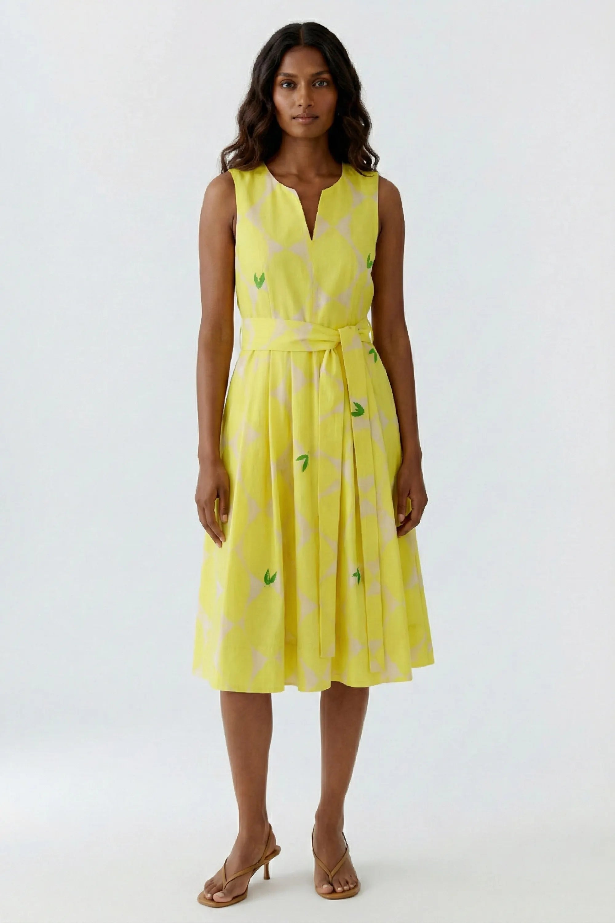 Sommerkleid Midi aus Baumwolle