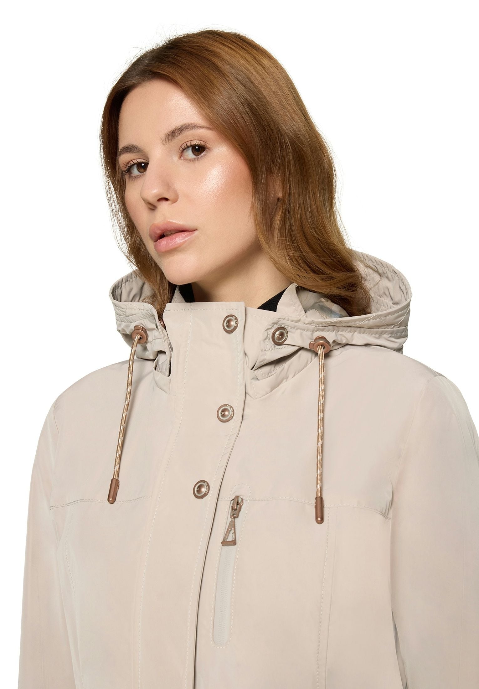 Übergangsjacke mit Kapuze