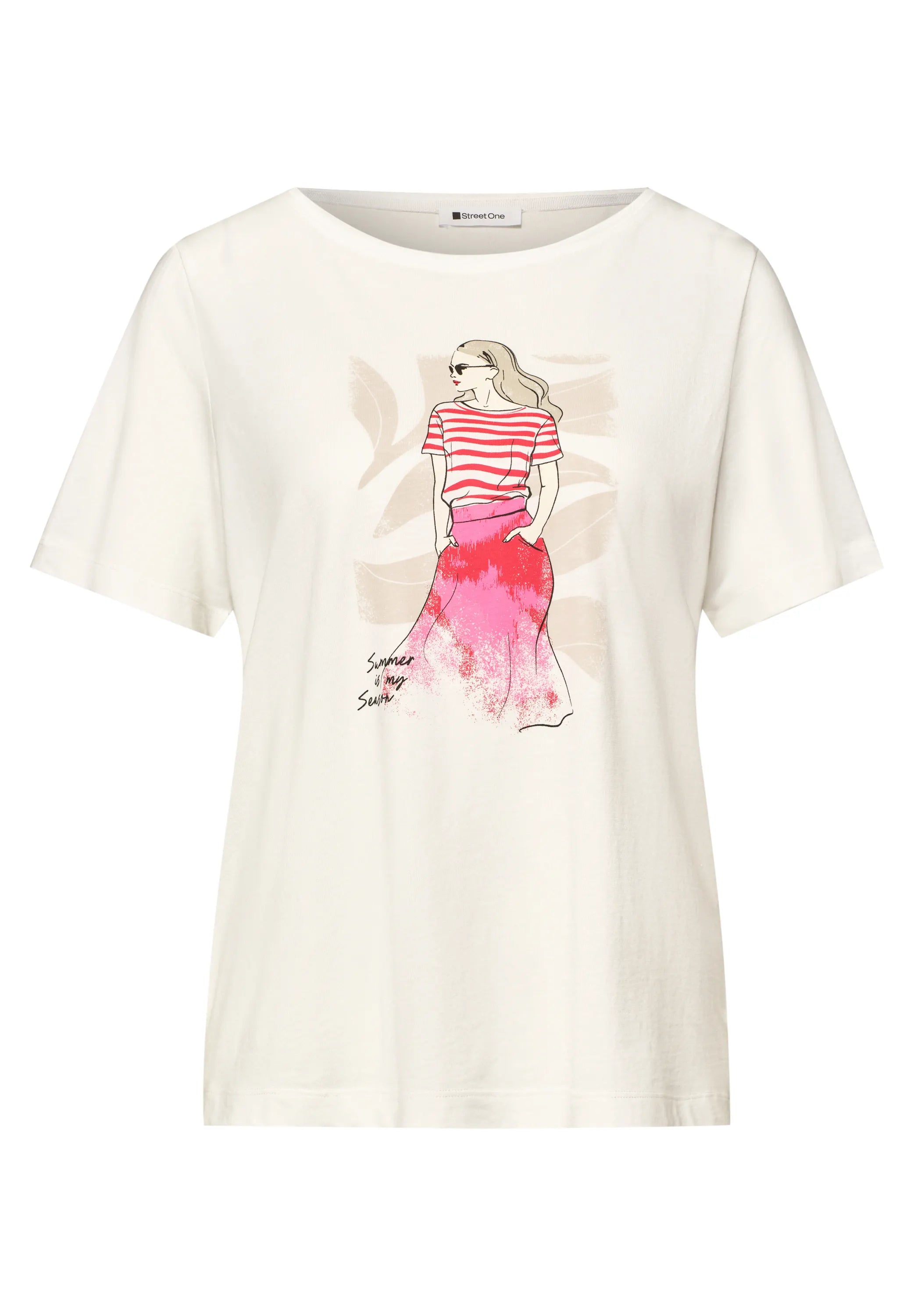 T-Shirt aus Baumwollmix