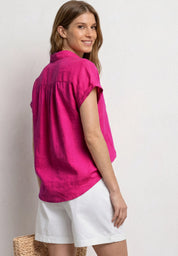Bluse aus Leinen