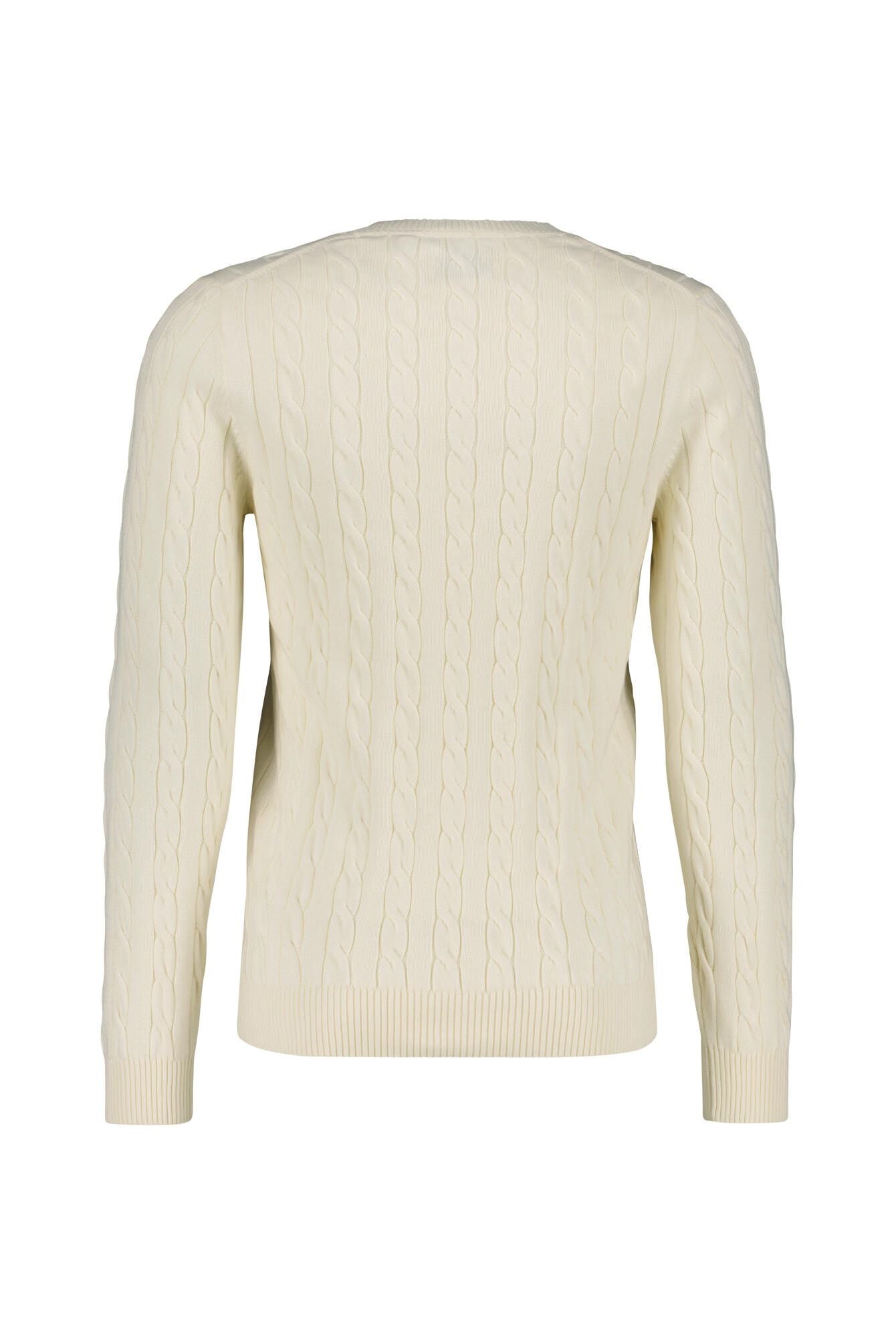 Strickpullover mit Zopfmuster