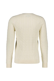 Strickpullover mit Zopfmuster