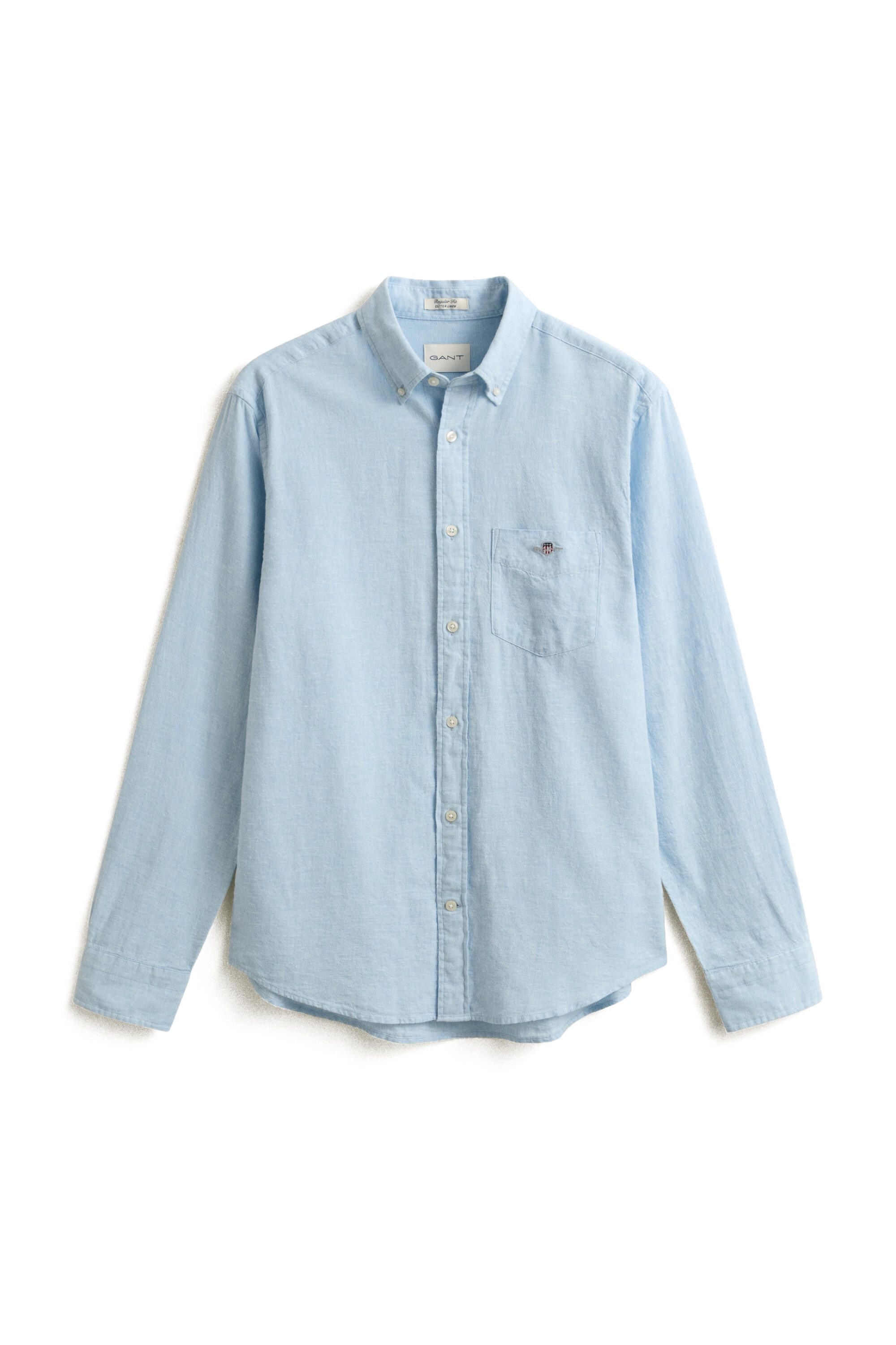 Hemd Regular Fit aus Leinenmix
