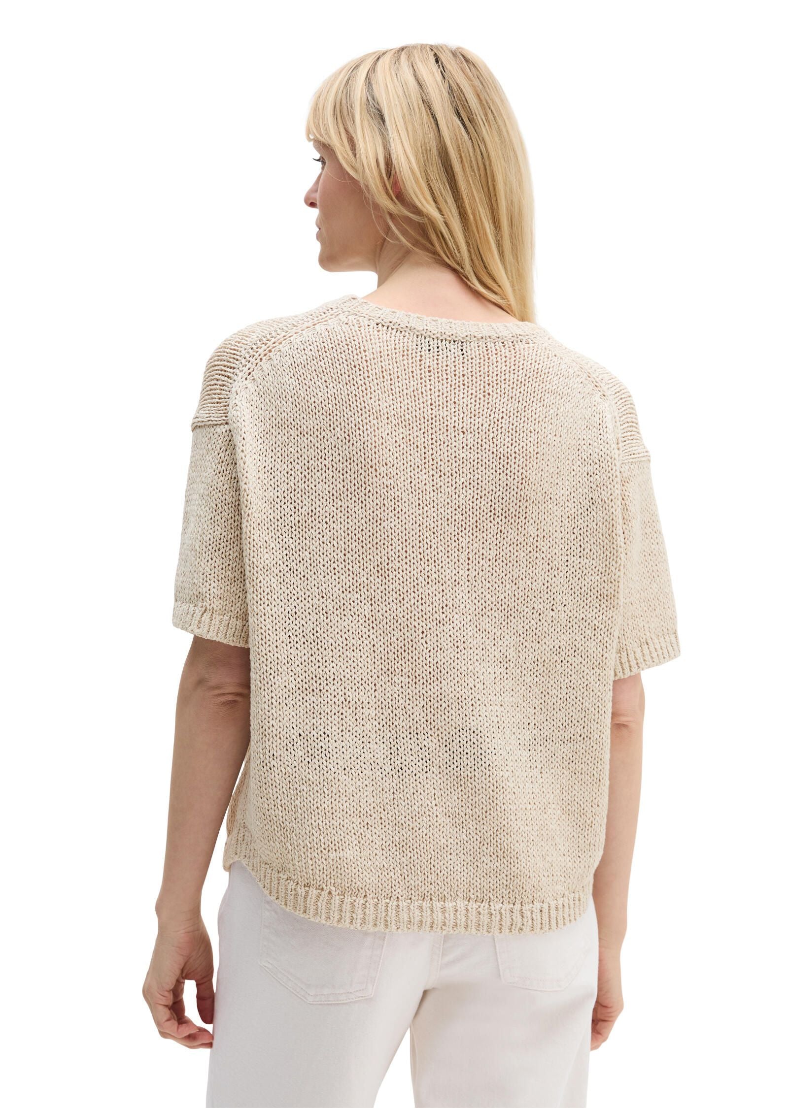 Strick-T-Shirt Loose Fit
