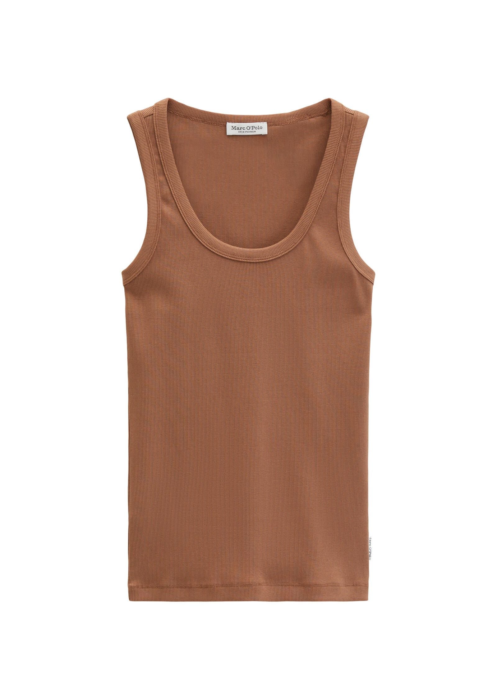 Tanktop aus Rippstrick