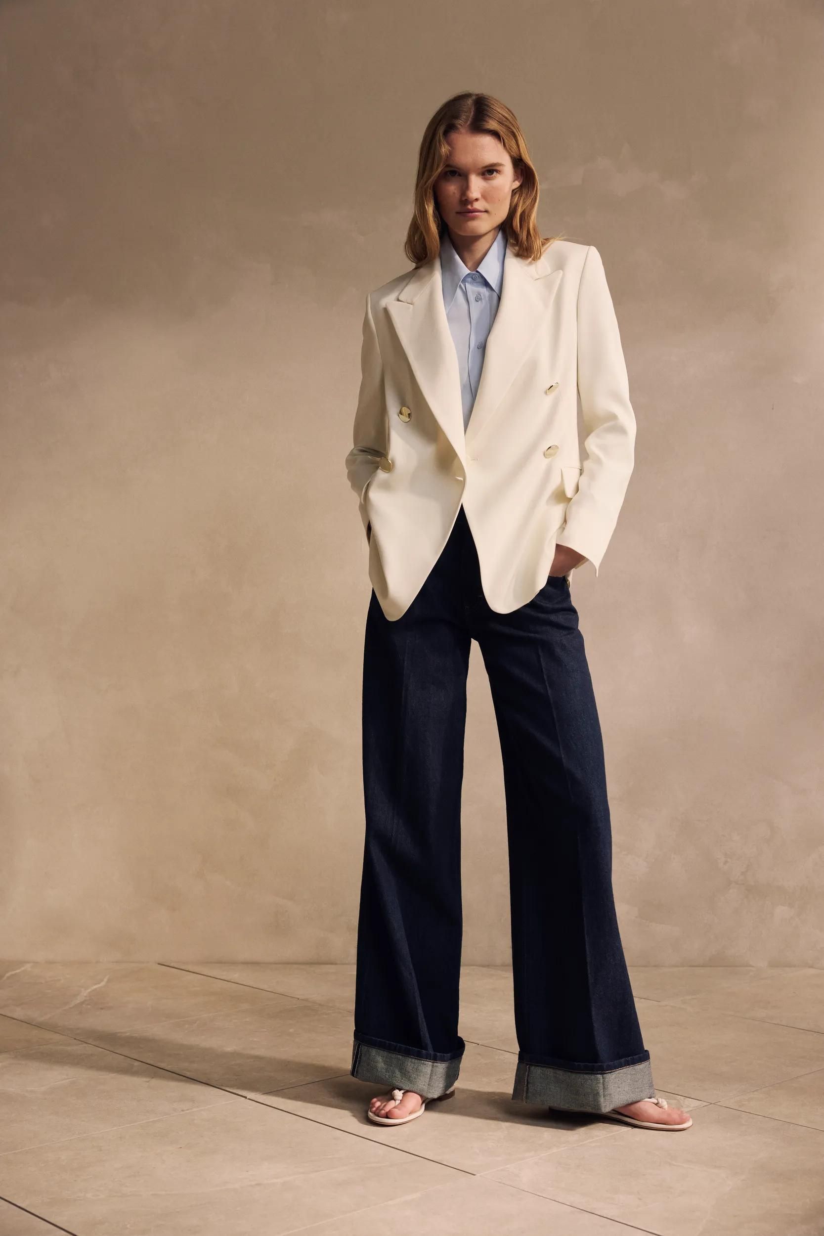 Blazer aus Schurwolle Relaxed Fit
