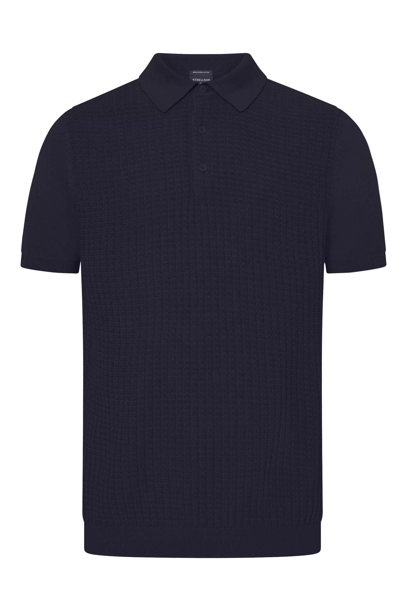 Strickpoloshirt ADRIAN aus Baumwolle