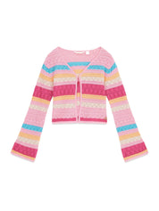 Strick-Cardigan aus Baumwolle