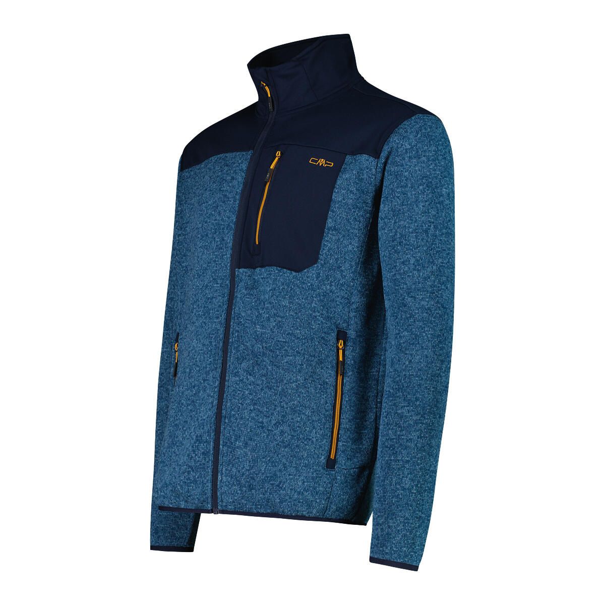 Fleecejacke mit Stehkragen