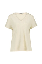 T-Shirt aus Leinenmix