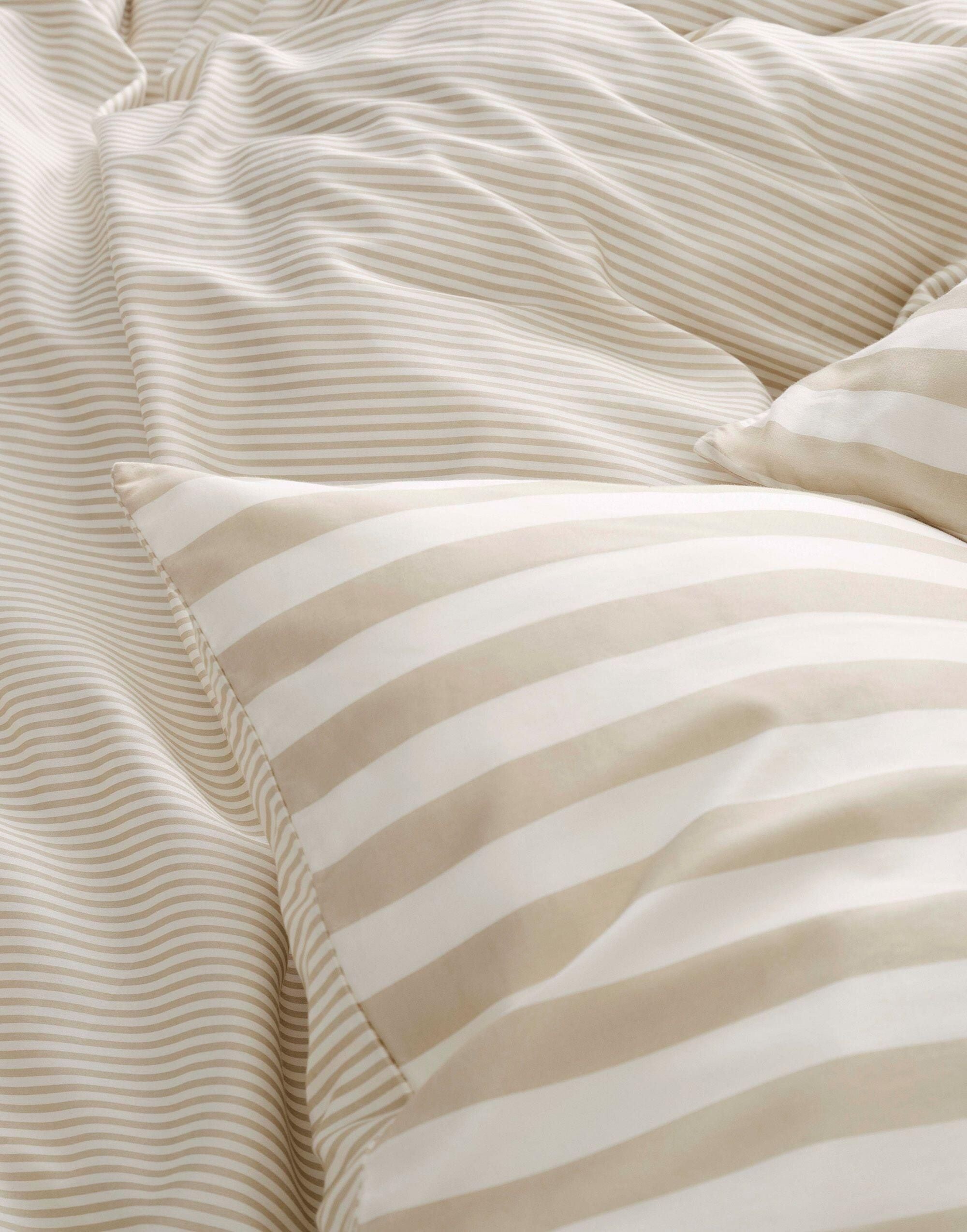 Bettwäsche Classis Stripe aus Baumwollsatin