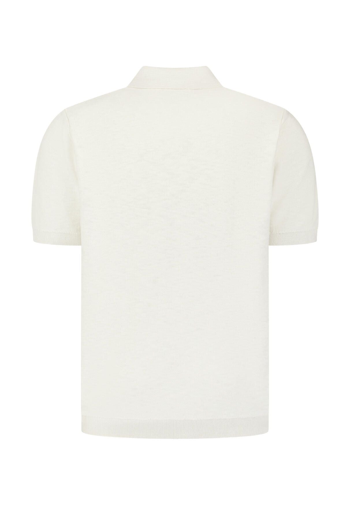 Strick-Poloshirt aus Baumwolle