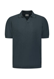 Strick-Poloshirt aus Baumwolle