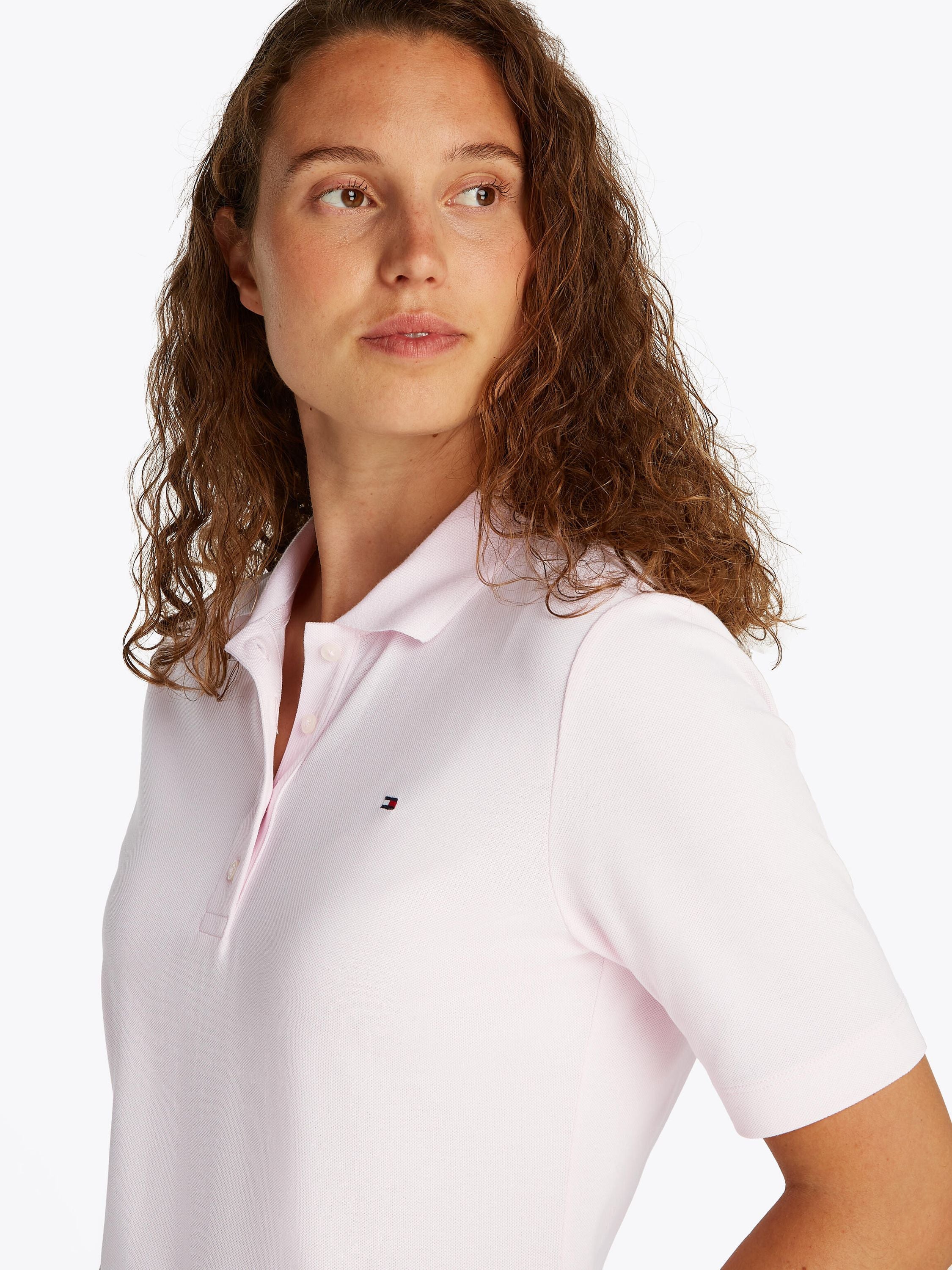 1985 REG PIQUE POLO SS, PINK