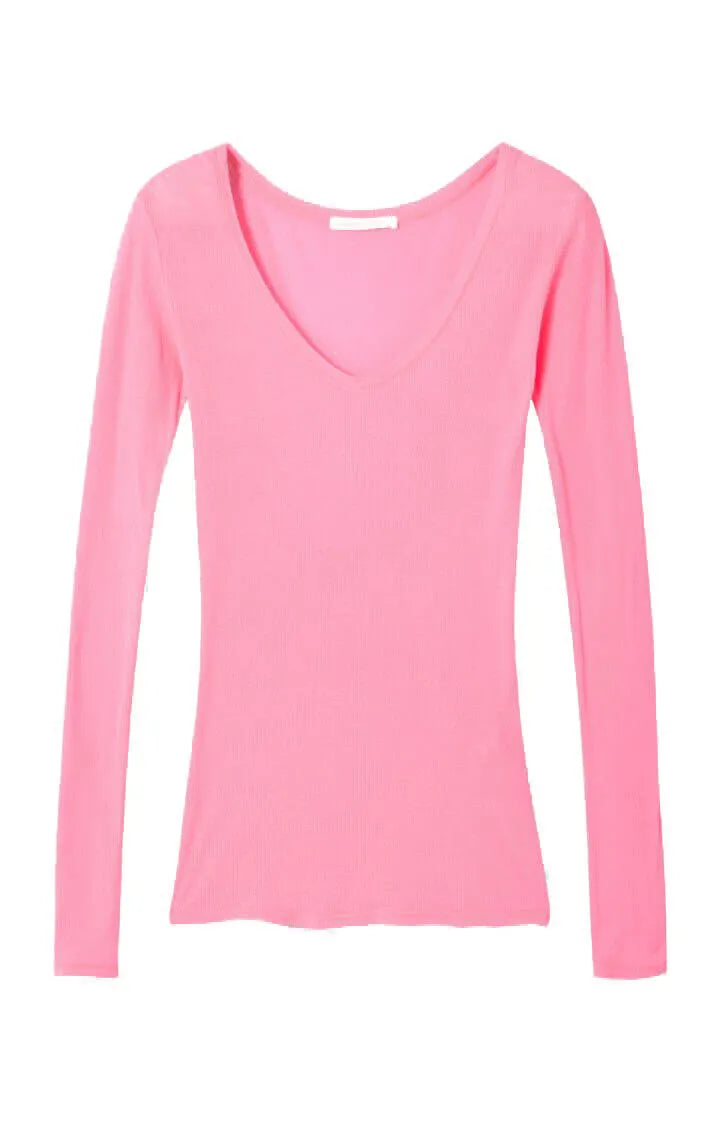 Langarmshirt aus Baumwolle