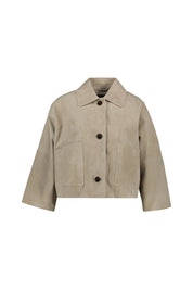 Lederjacke ZHOU aus Veloursleder