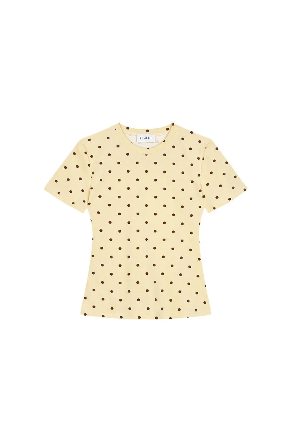Slim Fit T-Shirt Gepunktet