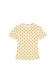 Slim Fit T-Shirt Gepunktet