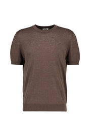 T-Shirt aus Leinenmix