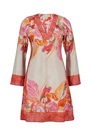 Kleid langarm V-Neck