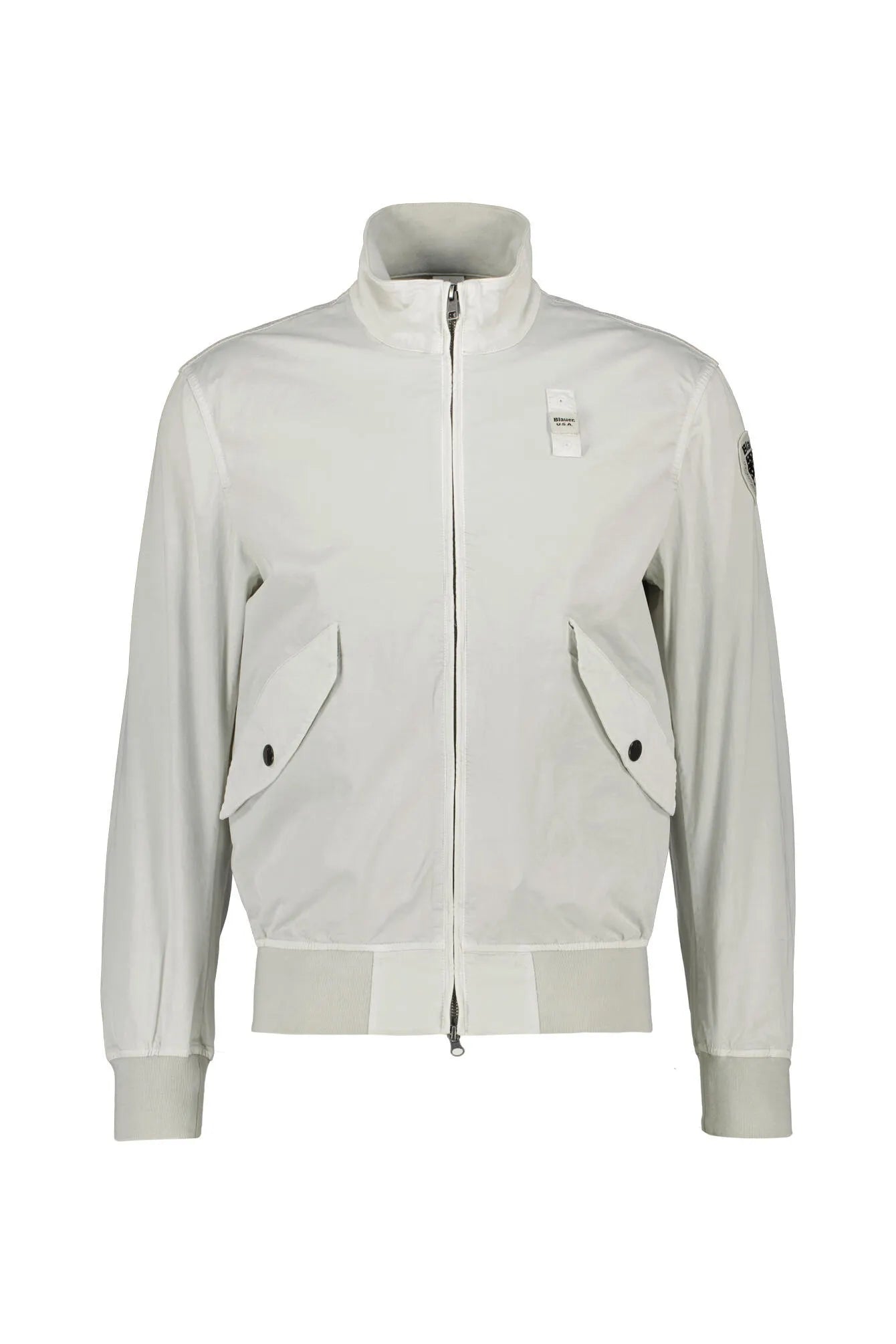 Jacke aus Baumwolle mit Stehkragen