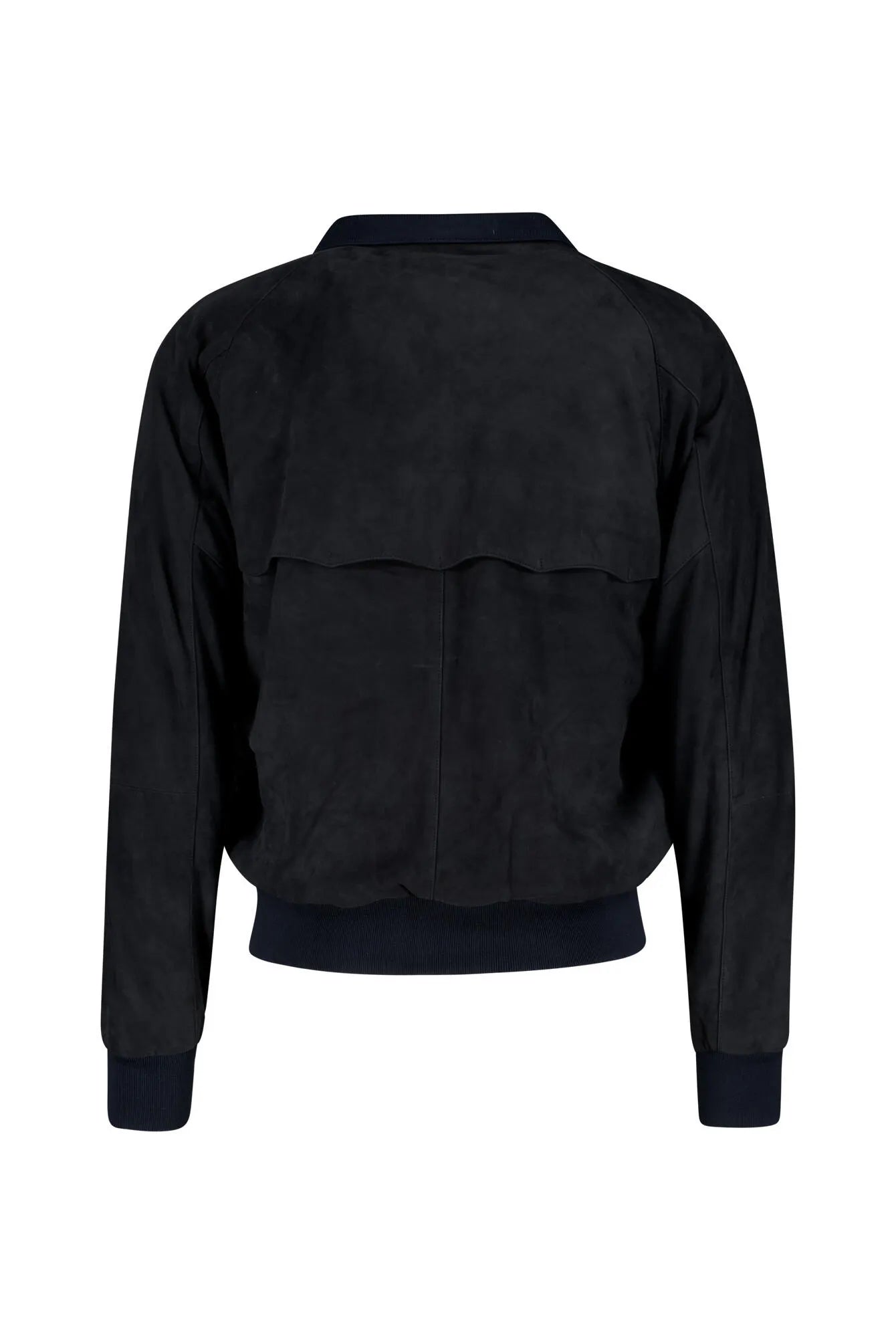 Lederjacke Slim Fit mit Stehkragen