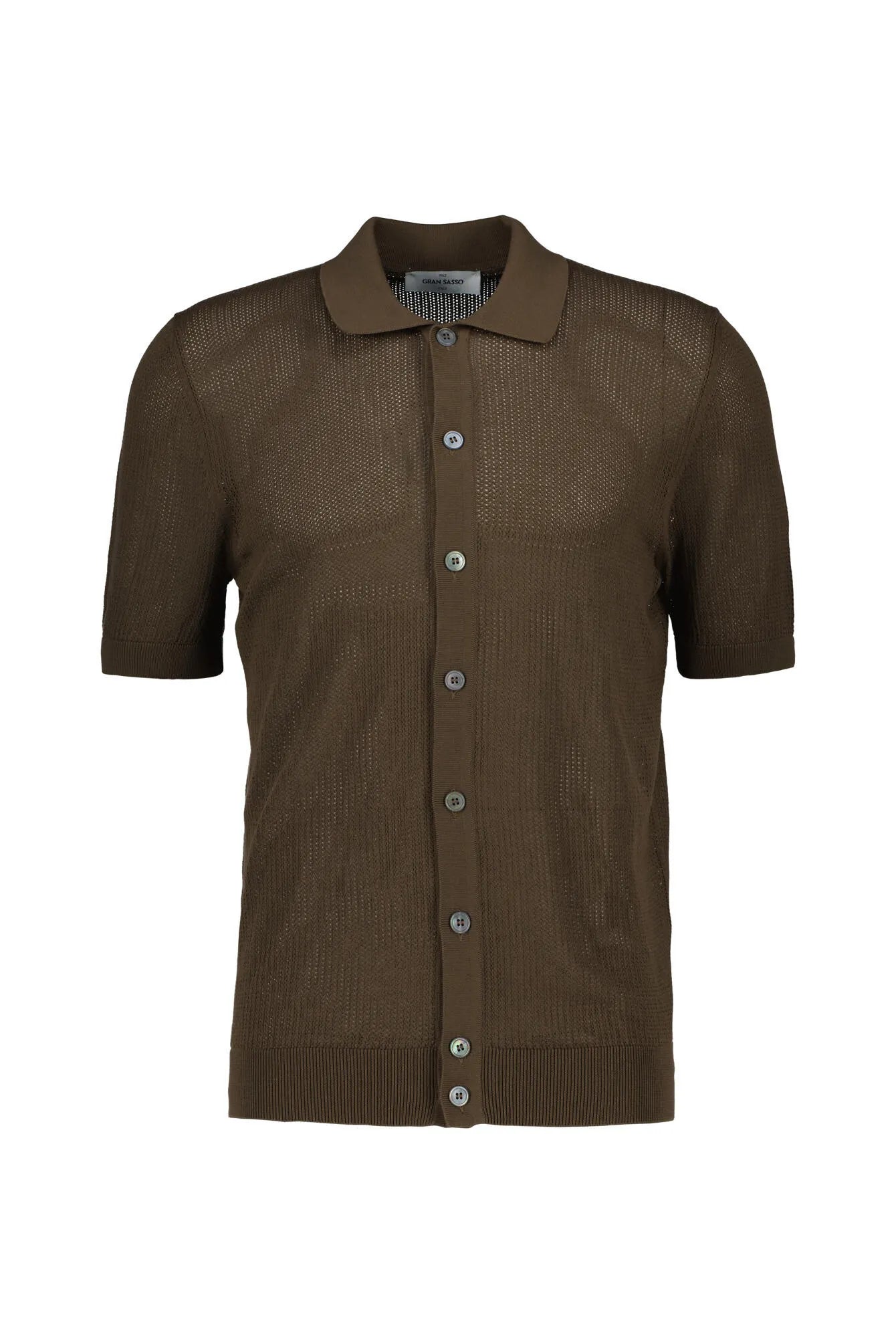 Strickpoloshirt Regular Fit aus Baumwolle