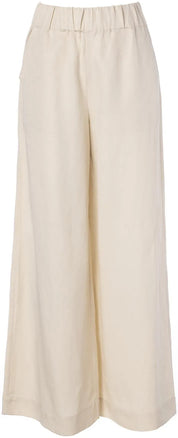 Hose LEAF Wide Leg aus Leinenmix