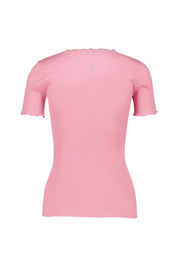 T-Shirt aus Seide-, Baumwollmix