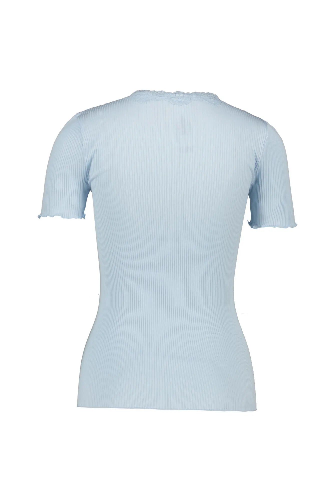 T-Shirt aus Seide-, Baumwollmix