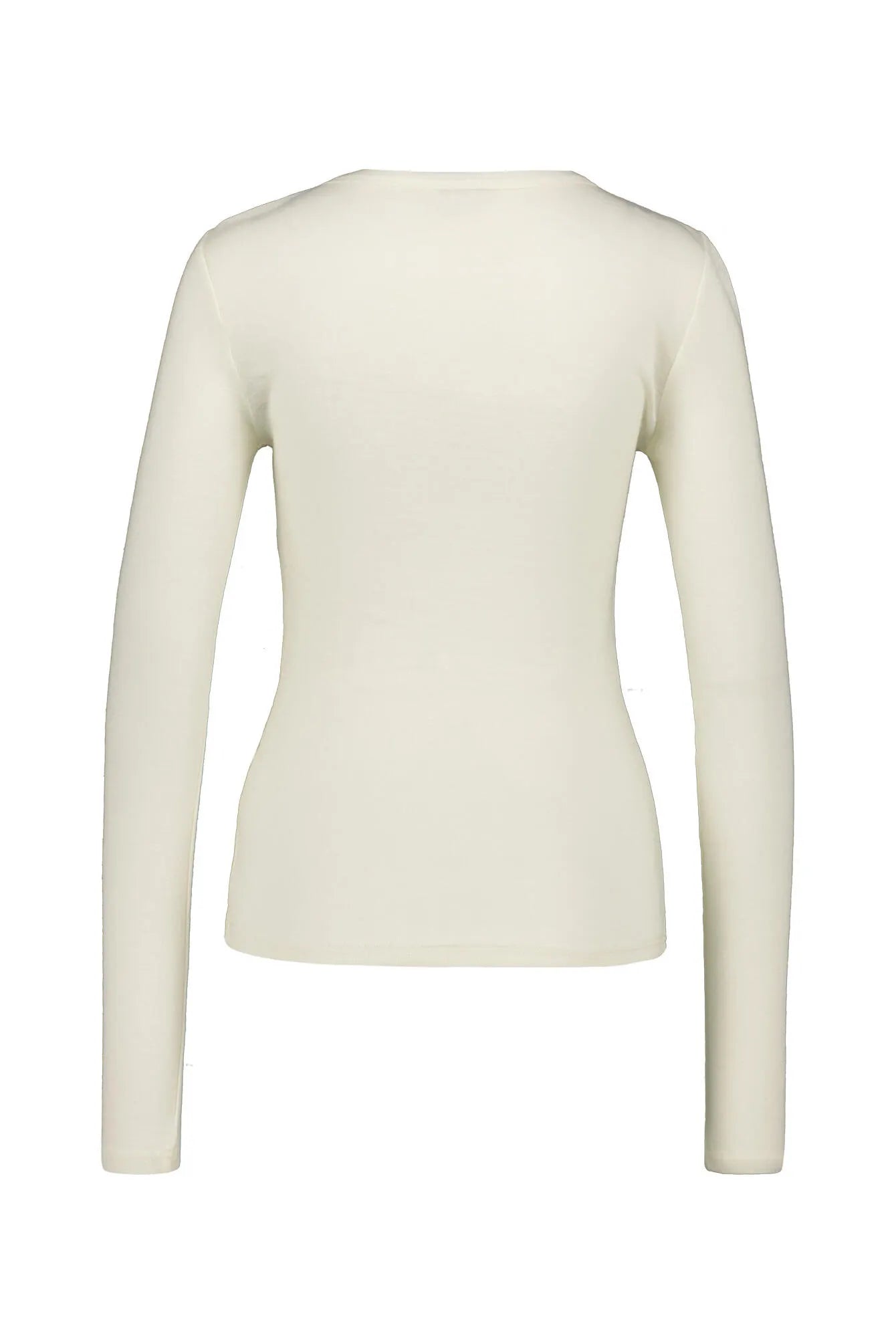 Langarmshirt aus Woll-, Kaschmirmix