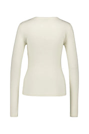 Langarmshirt aus Woll-, Kaschmirmix