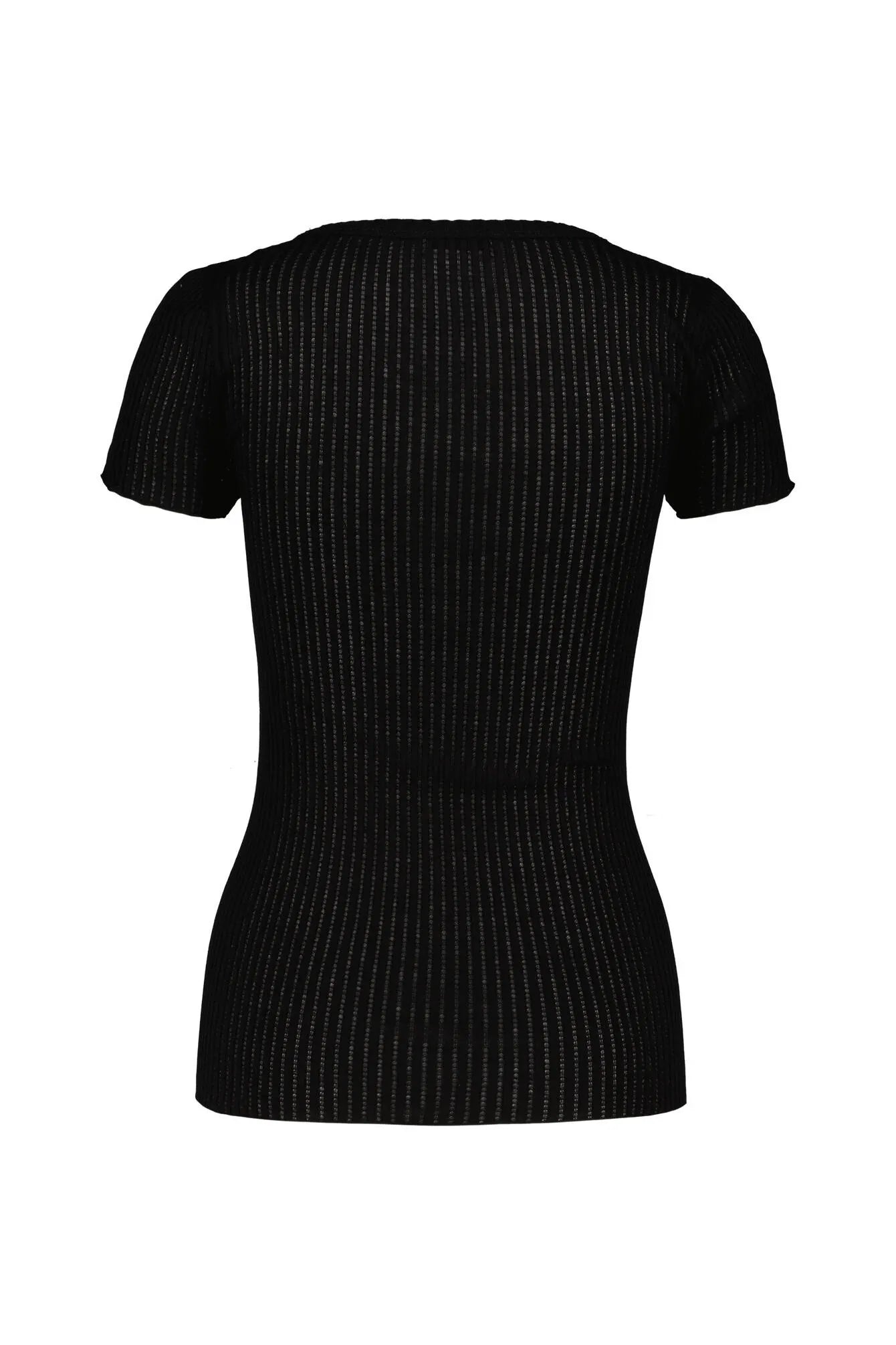 T-Shirt aus Seide-, Baumwollmix