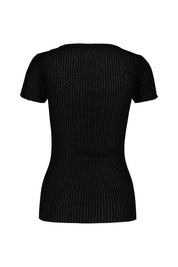 T-Shirt aus Seide-, Baumwollmix