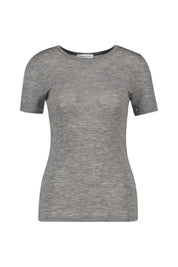 T-Shirt aus Woll-, Kaschmirmix