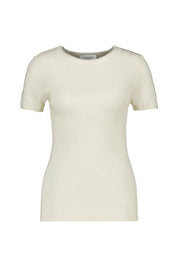 T-Shirt aus Woll-, Kaschmirmix