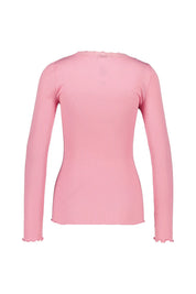 Langarmshirt aus Seide-, Baumwollmix