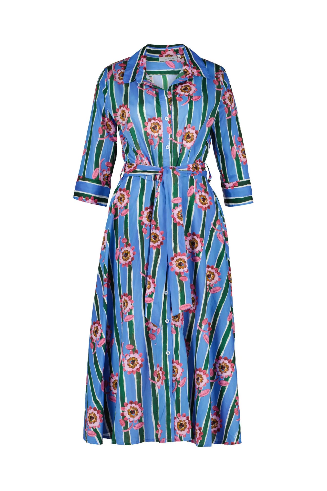 Midikleid aus Baumwolle