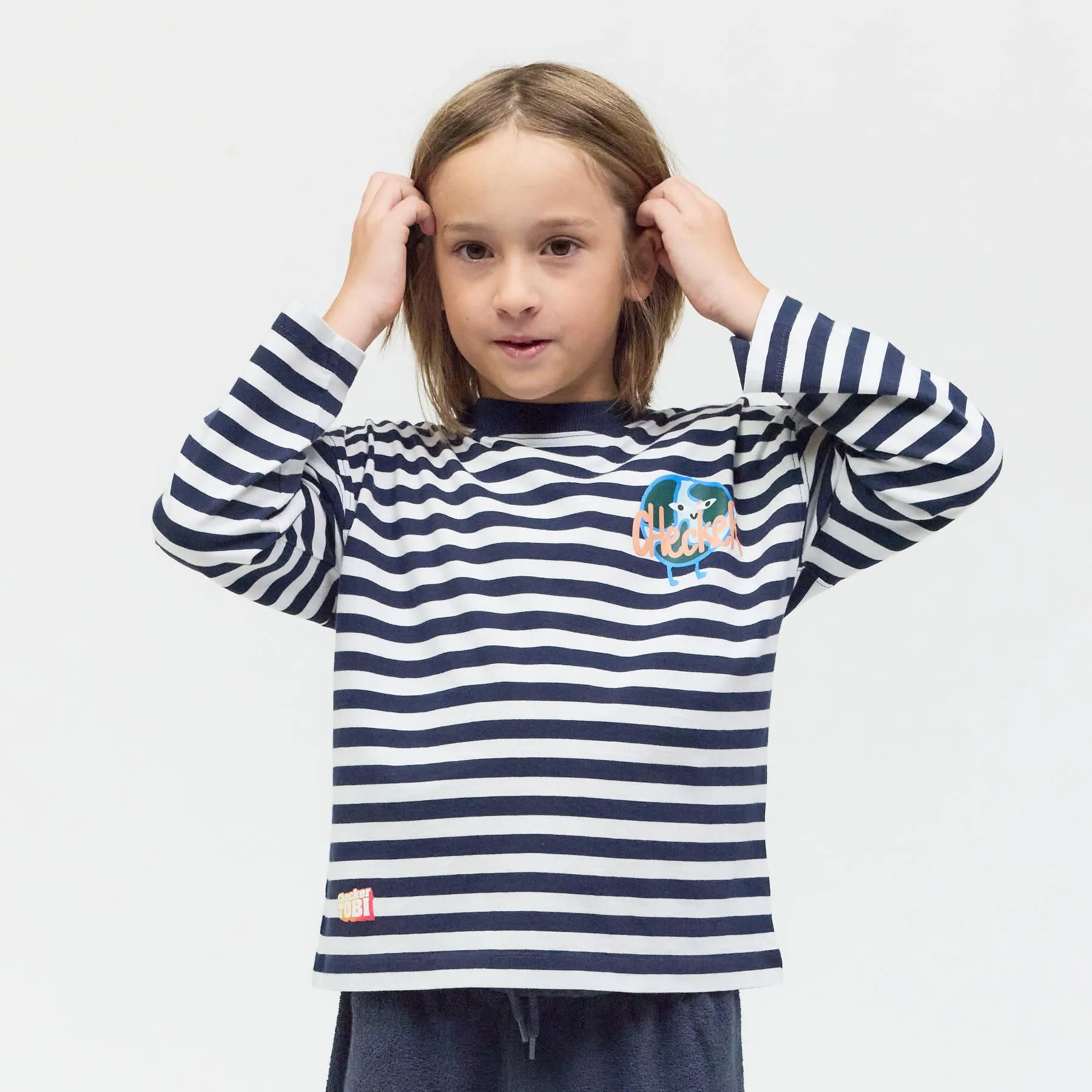 Langarmshirt CHECKER TOBI Relaxed FIT